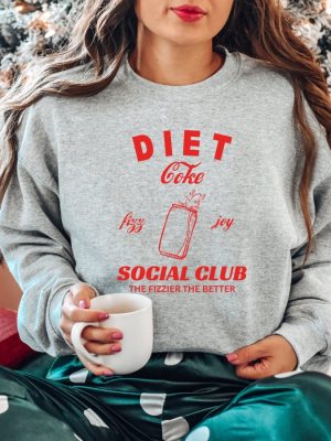 Diet Coke Shirt Diet Coke Lover Sweatshirt Funny Coke Shirt Coke Lover Sweater Viral Pink Diet Coke Shirt revetee 5