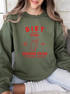 Diet Coke Shirt Diet Coke Lover Sweatshirt Funny Coke Shirt Coke Lover Sweater Viral Pink Diet Coke Shirt revetee 6