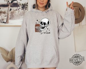 Till Death Sweatshirt Skeleton Hoodie Halloween Tee Cute T Shirt Skeleton Drinking Sweatshirt revetee 3