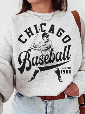 Vintage Chicago White Sox Sweatshirt White Sox Est 1900 Shirt revetee 2