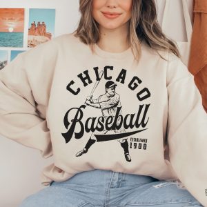 Vintage Chicago White Sox Sweatshirt White Sox Est 1900 Shirt revetee 3