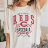 Cincinnati Reds Vintage Baseball T Shirt Vintage Cincinnati Reds Crewneck Sweatshirt revetee 1