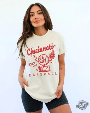 Cincinnati Reds Retro Shirt Baseball Cincinnati Shirt Baseball Gifts Cincinnati Reds Shirt revetee 2