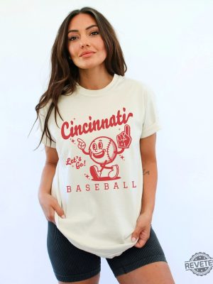 Cincinnati Reds Retro Shirt Baseball Cincinnati Shirt Baseball Gifts Cincinnati Reds Shirt revetee 2