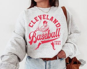 Vintage Cleveland Guardian Crewneck Sweatshirt Guardian Est 1901 Shirt revetee 2