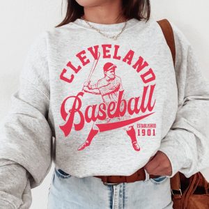 Vintage Cleveland Guardian Crewneck Sweatshirt Guardian Est 1901 Shirt revetee 2