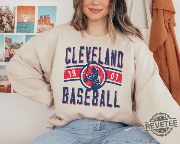 Vintage Cleveland Guardian Crewneck Sweatshirt T Shirt Cleveland Guardians Shirt revetee 1