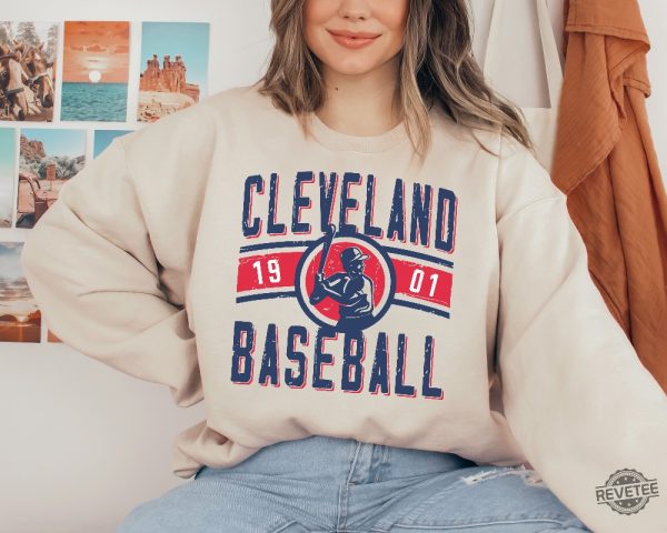 Vintage Cleveland Guardian Crewneck Sweatshirt T Shirt Cleveland Guardians Shirt revetee 2