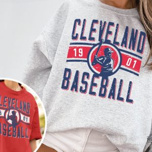 Vintage Cleveland Guardian Crewneck Sweatshirt T Shirt Cleveland Guardians Shirt revetee 3