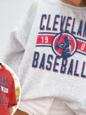 Vintage Cleveland Guardian Crewneck Sweatshirt T Shirt Cleveland Guardians Shirt revetee 3