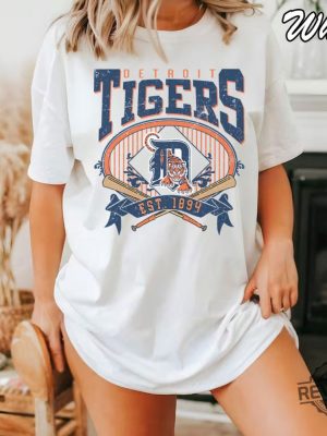 Vintage Detroit Tigers T Shirt Detroit Tigers Shirt Detroit Tigers Tshirt Vintage Baseball Fan Shirt revetee 2