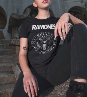 Ramones Presidential Seal Logo Shirt The Ramones T Shirt revetee 2