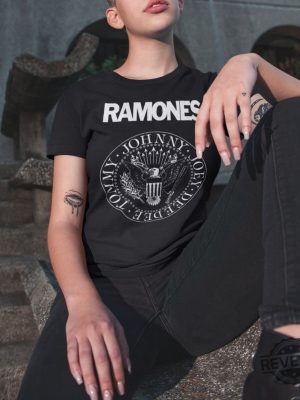 Ramones Presidential Seal Logo Shirt The Ramones T Shirt revetee 2