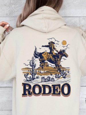 Rodeo Hoodie Country Western Hoodie Gift For Mom Gift For Dad Coors Banquet Rodeo Shirt revetee 2