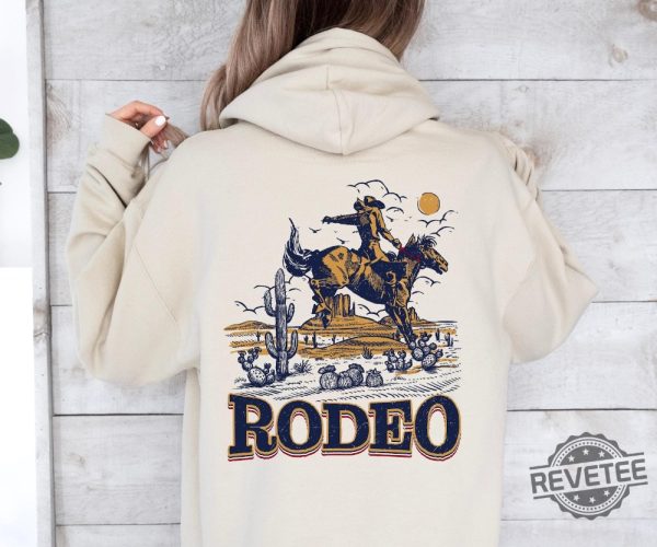 Rodeo Hoodie Country Western Hoodie Gift For Mom Gift For Dad Coors Banquet Rodeo Shirt revetee 2