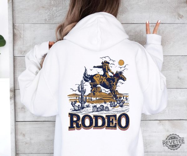 Rodeo Hoodie Country Western Hoodie Gift For Mom Gift For Dad Coors Banquet Rodeo Shirt revetee 4