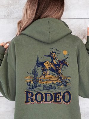 Rodeo Hoodie Country Western Hoodie Gift For Mom Gift For Dad Coors Banquet Rodeo Shirt revetee 5