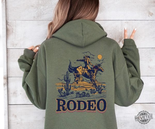 Rodeo Hoodie Country Western Hoodie Gift For Mom Gift For Dad Coors Banquet Rodeo Shirt revetee 5