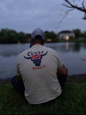 Coors Rodeo Retro Inspired Tee Coors Banquet T Shirt Coors Banquet Rodeo Shirt revetee 4