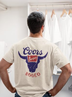 Coors Rodeo Retro Inspired Tee Coors Banquet T Shirt Coors Banquet Rodeo Shirt revetee 5