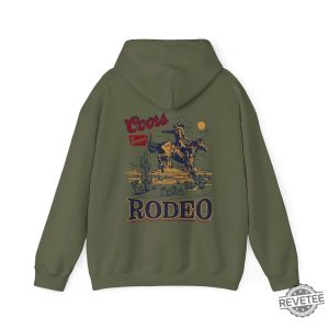 Coors Rodeo Hoodie Trendy Western Sweatshirt Vintage Coors Rodeo Shirt Coors Banquet Rodeo Shirt revetee 2