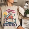 Coors Rodeo Sweatshirt Western 90S Cowboy Hoodie Retro Rodeo Outfit Coors Banquet Rodeo Shirt revetee 1