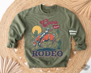 Coors Rodeo Sweatshirt Western 90S Cowboy Hoodie Retro Rodeo Outfit Coors Banquet Rodeo Shirt revetee 4