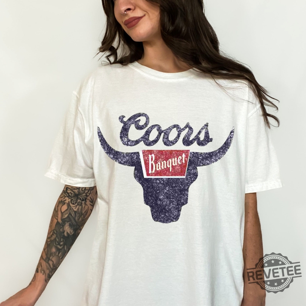 Retro Coors Banquet Rodeo Shirt Unisex Beer Shirt Coors Banquet Rodeo Shirt