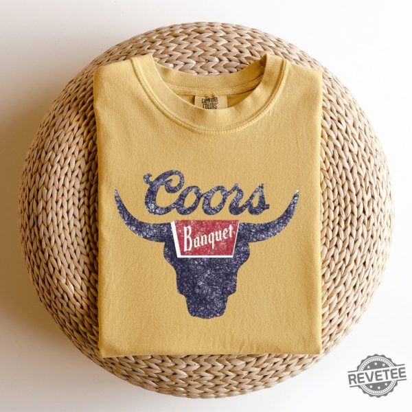 Retro Coors Banquet Rodeo Shirt Unisex Beer Shirt Coors Banquet Rodeo Shirt revetee 2