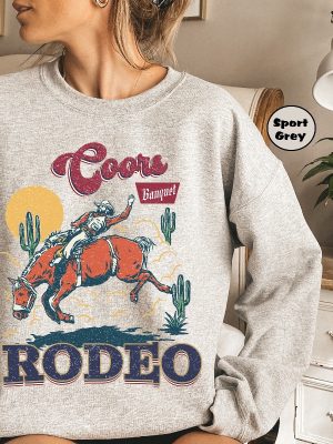 Retro Coors Banquet Rodeo Shirt Unisex Beer Shirt Coors Banquet Rodeo Shirt revetee 5