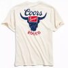 Coors Rodeo T Shirt Coors Banquet Rodeo Shirt revetee 1