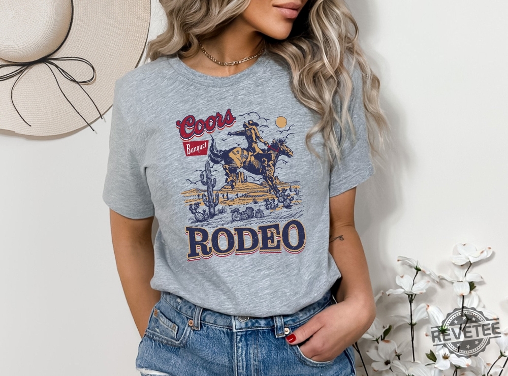 Coors Rodeo Western Cowboy T Shirt Vintage 2000S Graphic Western Shirt Coors Banquet Rodeo Shirt