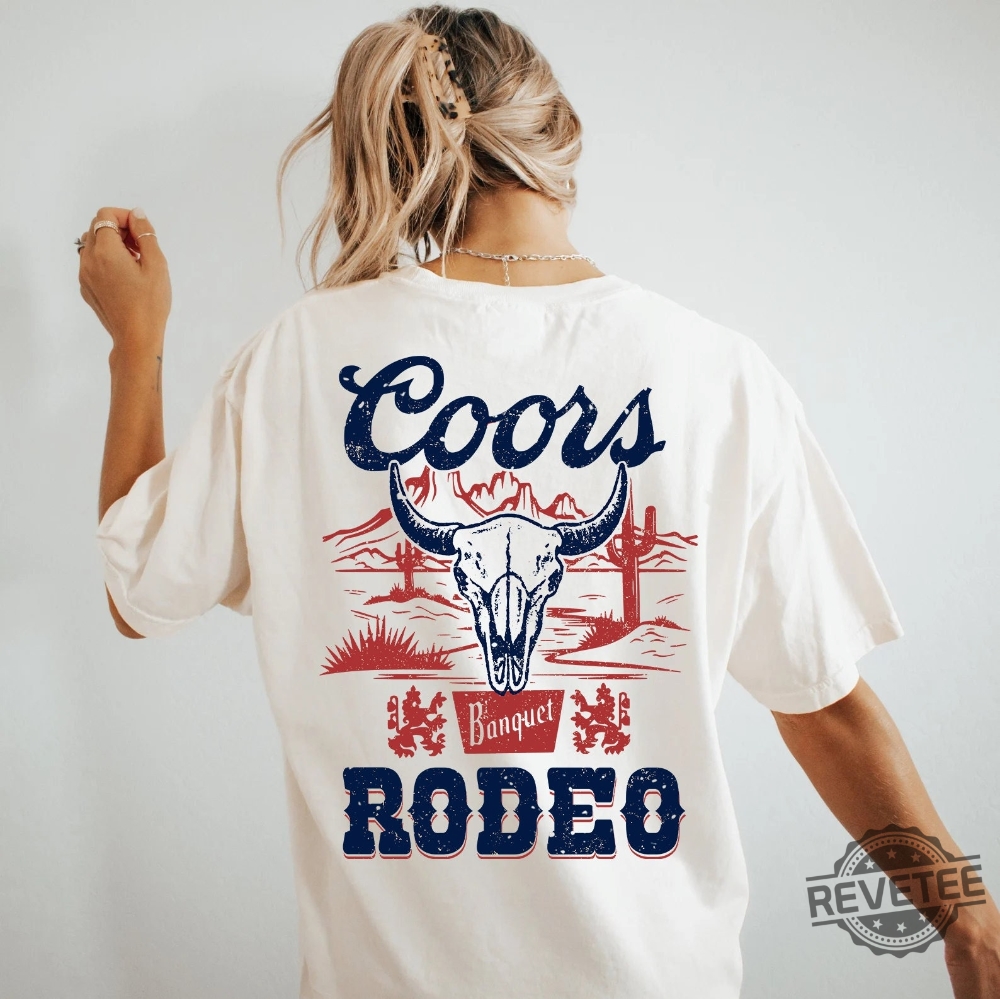 Coors Rodeo Shirt Vintage Inspired Graphic Western Shirt Retro Coors Tee Coors Banquet Rodeo Shirt