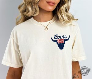 Coors Rodeo Shirt Vintage Inspired Graphic Western Shirt Retro Coors Tee Coors Banquet Rodeo Shirt revetee 5