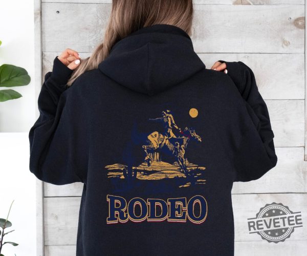 Rodeo Hoodie Country Western Hoodie Gift For Mom Gift For Dad Rodeo Hood Coors Banquet Rodeo Shirt revetee 1