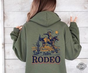 Rodeo Hoodie Country Western Hoodie Gift For Mom Gift For Dad Rodeo Hood Coors Banquet Rodeo Shirt revetee 6