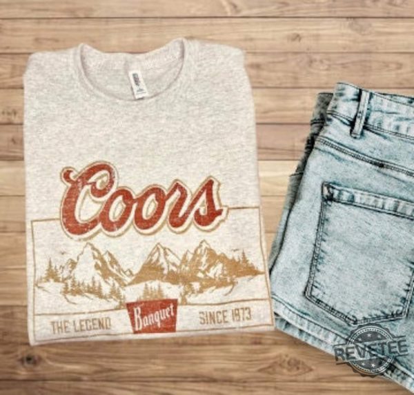 Legendary Coors Banquet Tee Beer Drinking Tshirt Coors Graphic Tee Coors Banquet Rodeo Shirt revetee 1