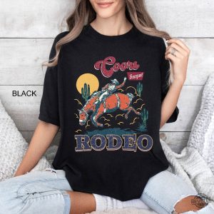 Coors Rodeo Shirt Western 90S Cowboy T Shirt Retro Rodeo Outfit Coors Banquet Rodeo Shirt revetee 2