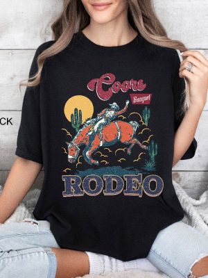 Coors Rodeo Shirt Western 90S Cowboy T Shirt Retro Rodeo Outfit Coors Banquet Rodeo Shirt revetee 2