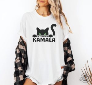 Cat Ladies For Kamala Shirt Childless Cat Lady Tshirt Elect Kamala Harris Hoodie Jd Vance Hates Cats Sweatshirt Funny Feminist Gift giftyzy 4