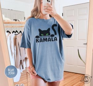 Cat Ladies For Kamala Shirt Childless Cat Lady Tshirt Elect Kamala Harris Hoodie Jd Vance Hates Cats Sweatshirt Funny Feminist Gift giftyzy 8