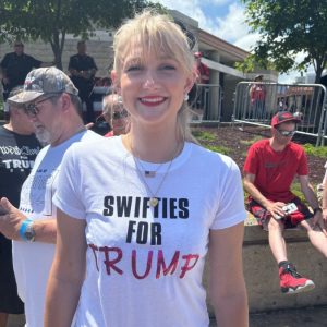 viral swifties for trump shirt for donald trump supporter and taylor swift fan