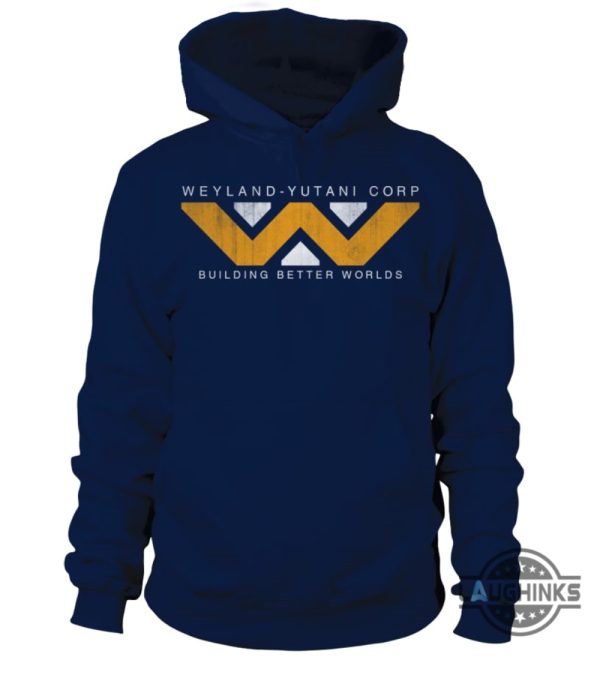 vintage weyland yutani corp shirt building better worlds alien romulus premiering tee laughinks 2