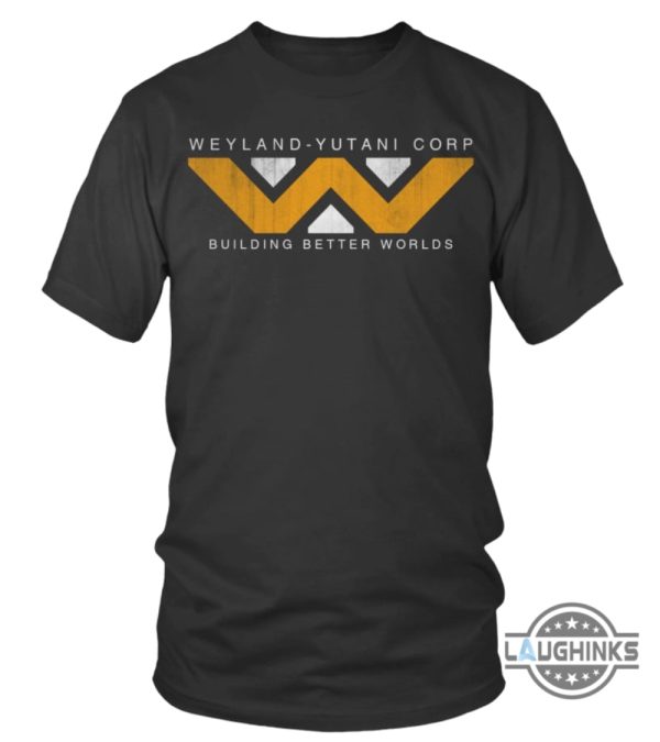 vintage weyland yutani corp shirt building better worlds alien romulus premiering tee laughinks 4