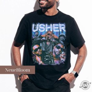 Usher Concert Tshirt Retro Graphic Rb Concert Sweatshirt Usher Coming Home Tour Hoodie Usher Past Present Future Tour Shirt giftyzy 3