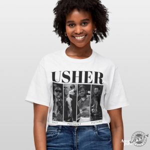 Usher World Tour Shirt Usher Past Present Future World Tour Tshirt Usher Sweatshirt Usher Fan Gift Tour Concert Hoodie Usher Tour 2024 Shirt giftyzy 4