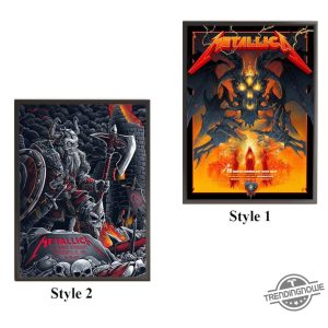 Metallica Minneapolis Postermetallica M72 Minneapolis Poster The Death Viking Versus The Serpent Poster trendingnowe 1