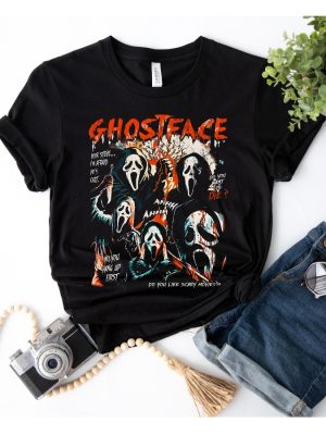 Ghost Face Halloween Shirt Halloween Ghostface Shirt Ghost Face Lover Spooky Season Tee Ghost Face Knife revetee 2