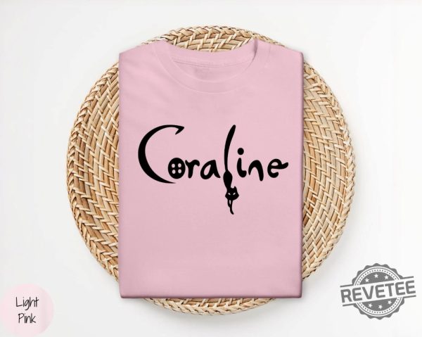 Coraline T Shirt Spooky Movie Halloween Shirt Halloween Coraline Tee Spooky Coraline Doll Sweatshirt revetee 1