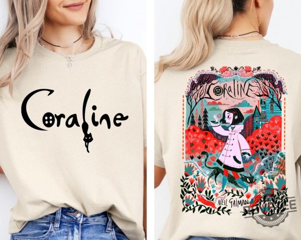 Coraline T Shirt Spooky Movie Halloween Shirt Halloween Coraline Tee Spooky Coraline Doll Sweatshirt revetee 4